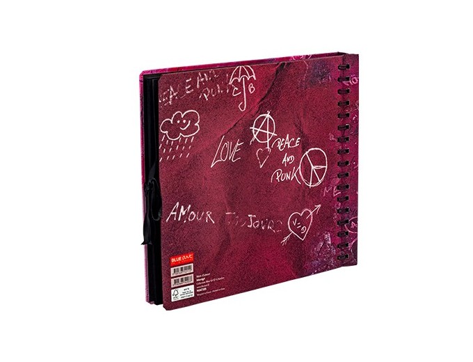 ALBUMCLASS MOTS AMOUR  230X220 30pNOIRES A SPIR