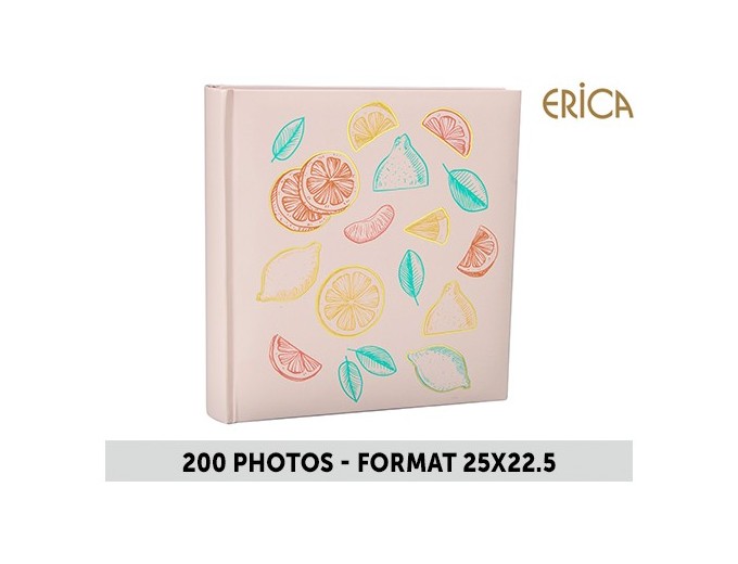 ALBUM POCHMEMO AGRUMES BEIGE 200PH Format 25x225