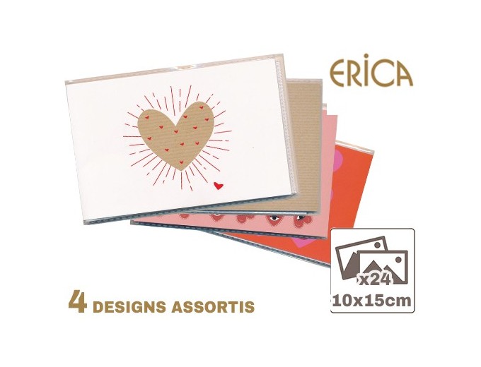 ERICA MINI-ALB10X15   COEUR  24PSOUPLE