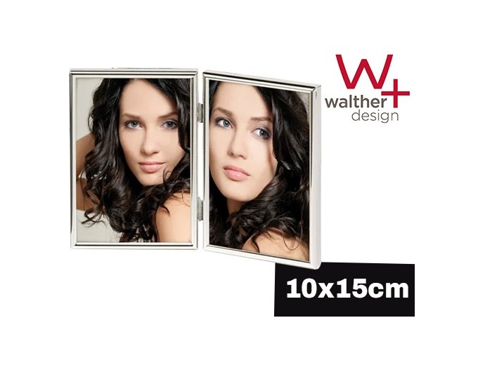 WALTHER CADRE BIPTYQUE  CHLOE  10x15 SILVER