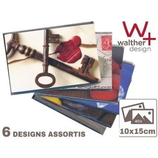 WALTHER MINI-ALBUM 10x15  HEARTS2  40 POCSOUPLE