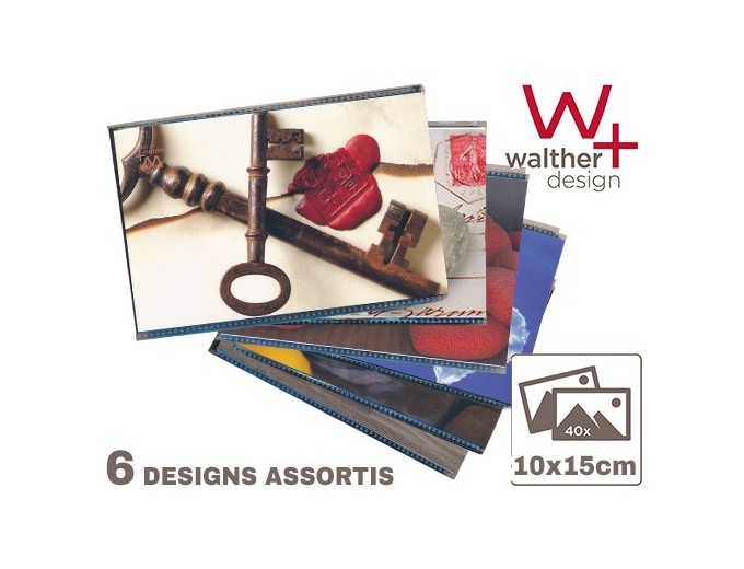 WALTHER MINI-ALBUM 10x15  HEARTS2  40 POCSOUPLE