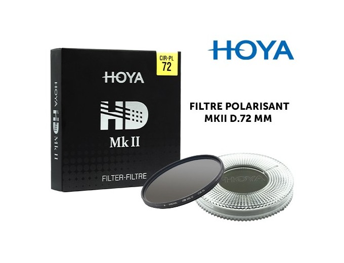 HOYA FILTRE POLARISANT CIRCULAIRE HD MkII DIAM 72