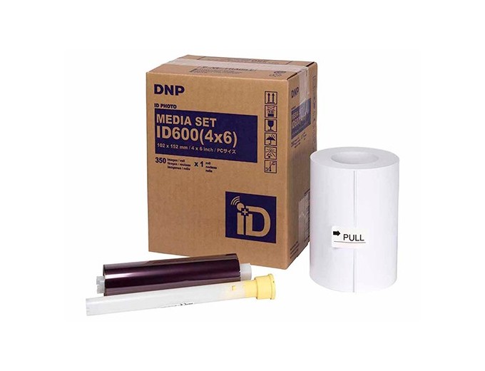 PAPIER DNP pour Borne ID600   350 tirages 10x15