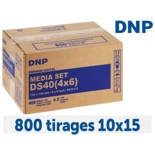 PAPIER DNP pour DS40   800 tirages 10x15