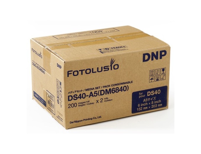 PAPIER DNP pour DS40  400 tirages 15x20