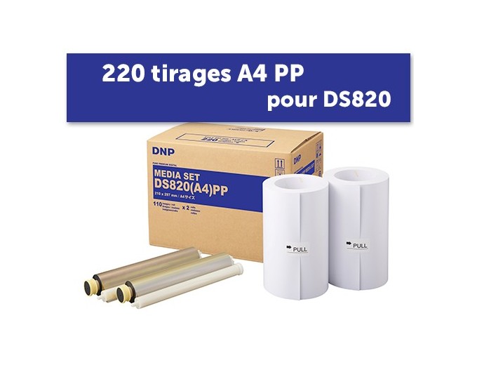 PAPIER DNP pour DS820  A4  premium   220f