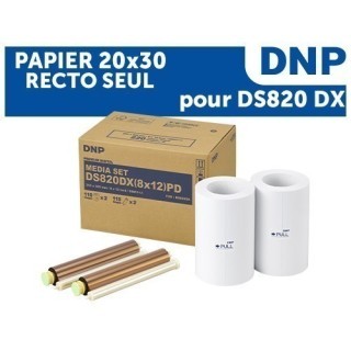 PAPIER DNP pour DS820DX 20x30 premium RECTO SEUL
