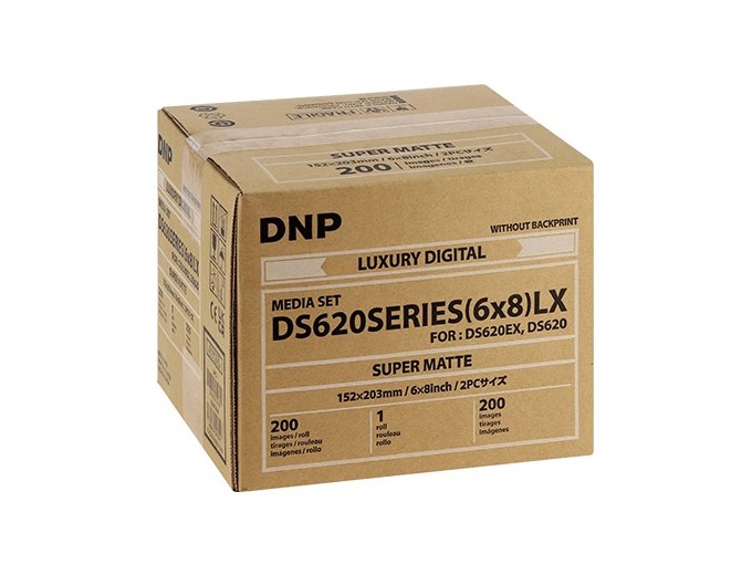 PAPIER DNP  DS620 Super Matte 200 tirages 15x20