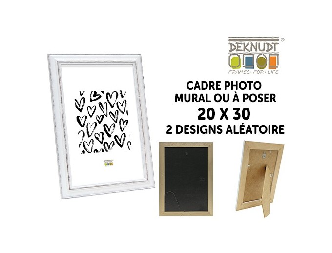 Deknudt cadre avec biseau naturel ou brun