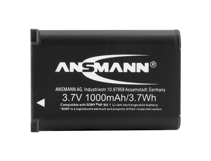 ANSMANN ACCUS POUR SONY  NP BX1
