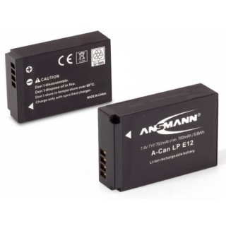 ANSMANN ACCUS POUR CANON LPE12  74V 750mAh