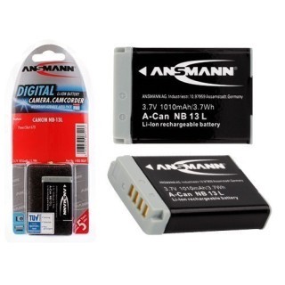 ANSMANN ACCUS POUR CANON NB13L