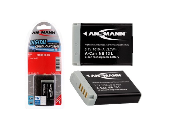 ANSMANN ACCUS POUR CANON NB13L