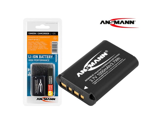 ANSMANN ACCUS POUR SONY  NP BX1