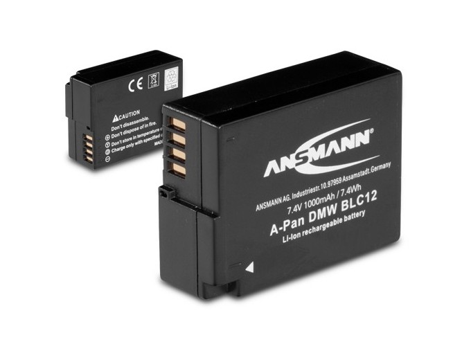 ANSMANN ACCUS POUR PANASONIC  DMWBLC12