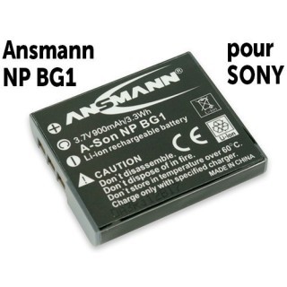 ANSMANN ACCUS POUR SONY  NPBG1  37V 900mAh