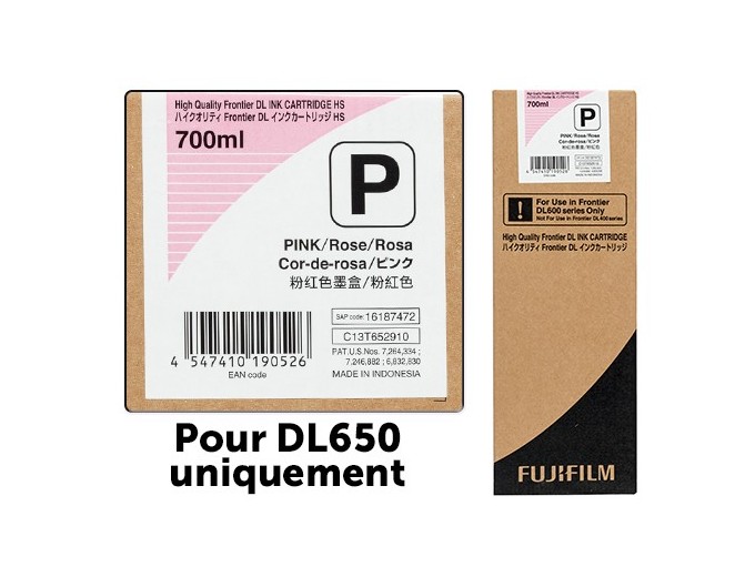 FUJI Encre ROSE 700ml  Minilab DL650 uniquement