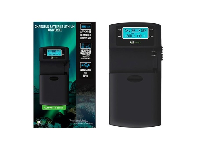 CHARGEUR UNIVERSEL ID livre sans adap secteur