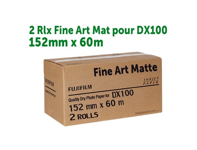 FUJI PAP DX100 *deux* rlx Fine Art mat 230g152x60m