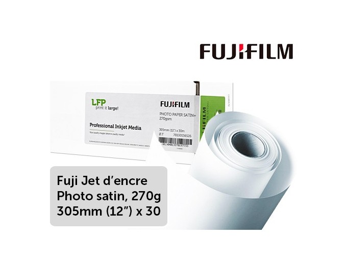 FUJI Rlx Papier photo Satin plus 270 g 305mm x 30M