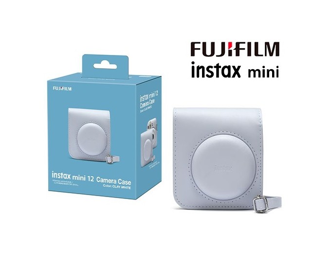 FUJI Housse INSTAX mini 12  Clay-White