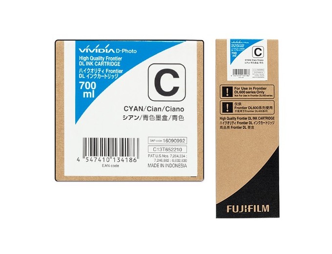 FUJI  Encre CYAN  700ml  Minilabs DL600 650