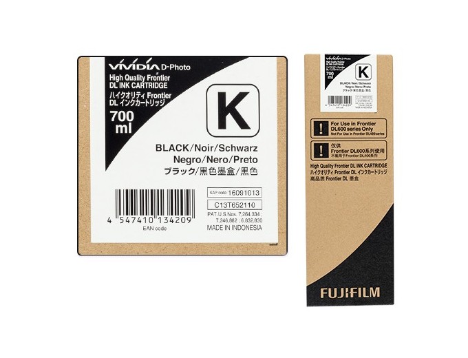 FUJI  Encre NOIR    700ml  Minilabs DL600 650