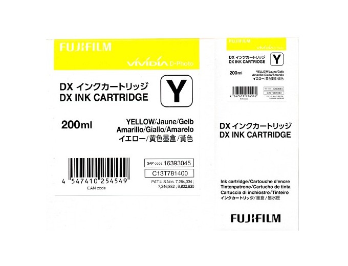 FUJI  Encre Frontier-S DX 100  Jaune