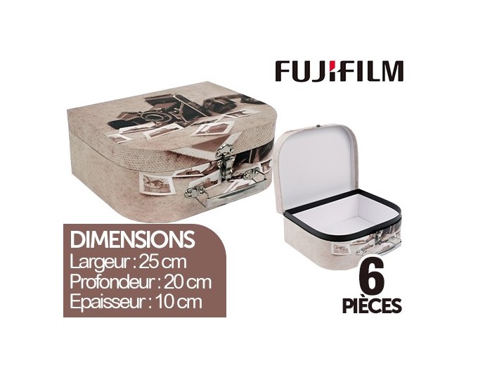 FUJI VALISETTES VINTAGE 6 pieces