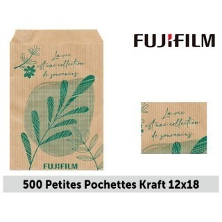 FUJI 500 x Petites Pochettes Kraft Format 12 x 18