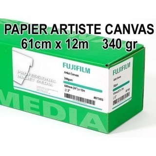 FUJI Rlx Papier Artist Canvas 340 grs  610mm x 12M
