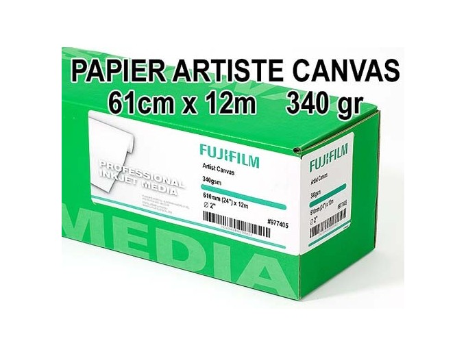 FUJI Rlx Papier Artist Canvas 340 grs  610mm x 12M