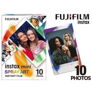 FUJI FILM  INSTAX MINI SPRAY ART Border 10 Photos