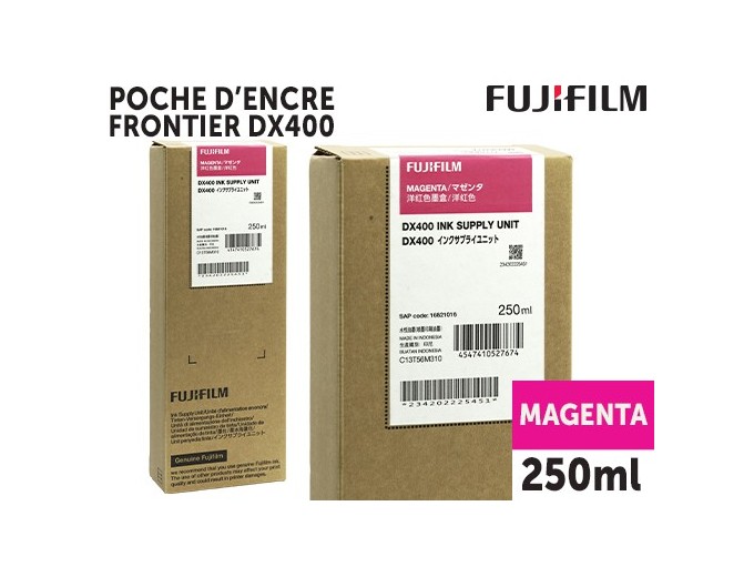 FUJI Poche d'Encre Frontier DX400 Magenta 250ml