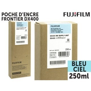 FUJI Poche d'Encre Frontier DX400 Bleu Ciel 250ml