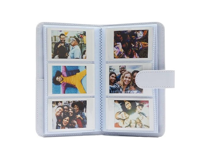 FUJI ALBUM mini 12 CLAY WHITE 108 PHOTOS INSTAX