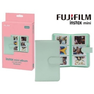 FUJI ALBUM mini 12 MINT GREEN 108 PHOTOS INSTAX