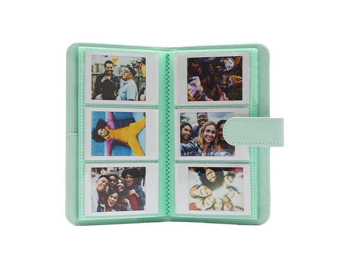 FUJI ALBUM mini 12 MINT GREEN 108 PHOTOS INSTAX