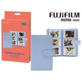 FUJI ALBUM mini 12 PASTEL BLUE 108 PHOTOS INSTAX
