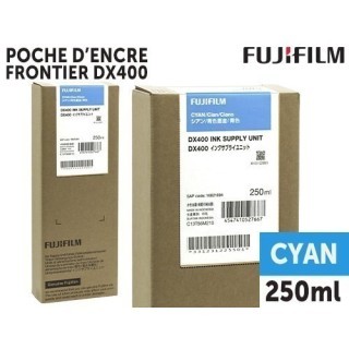 FUJI Poche d'Encre Frontier DX400 Cyan 250ml