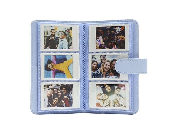 FUJI ALBUM mini 12 PASTEL BLUE 108 PHOTOS INSTAX