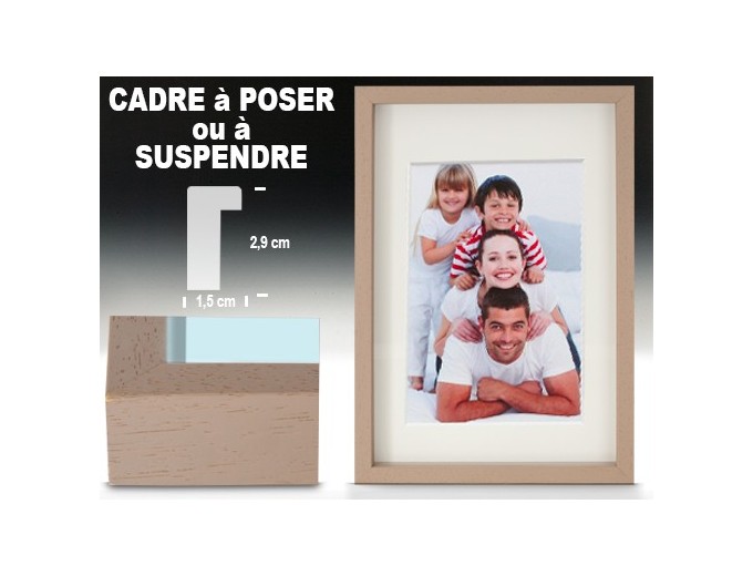 Deknudt cadre bois profondeur