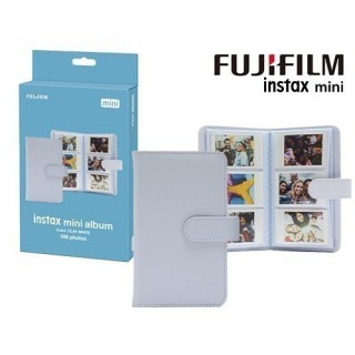 FUJI ALBUM mini 12 CLAY WHITE 108 PHOTOS INSTAX