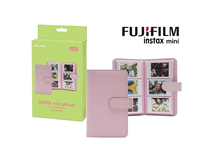 FUJI ALBUM mini 12 BLOSSOM PINK 108 PHOTOS INSTAX