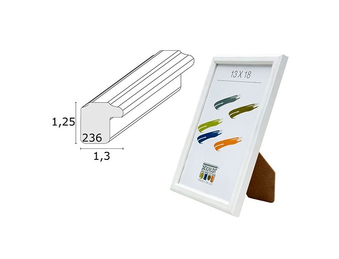 DEKNUDT CADRE PHOTO EN BOIS BLANC 20X30