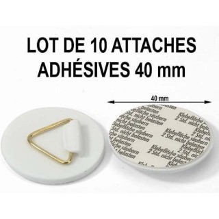 FILMOLUX LOT 10 ATTACHES RONDES ADHDE 40mm Diam
