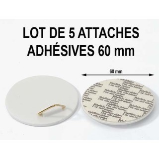 FILMOLUX LOT 5 ATTACHES RONDES ADHDE 60mm Diam