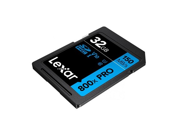 Lexar SDHC 32Go 800x Pro UHS-1 V10 150MB BLUE SERI