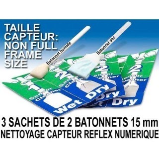 GREEN RECH4 SACHETS 2 BATONNETS SEC HUMIDE15mm
